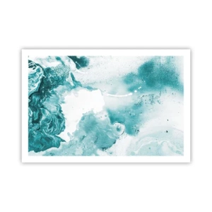 Poster - Lakes of Blue - 91x61 cm