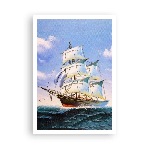Poster - Proudly with Wind - 70x100 cm