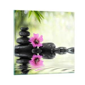 Glass picture - Time for the Soul - 70x70 cm