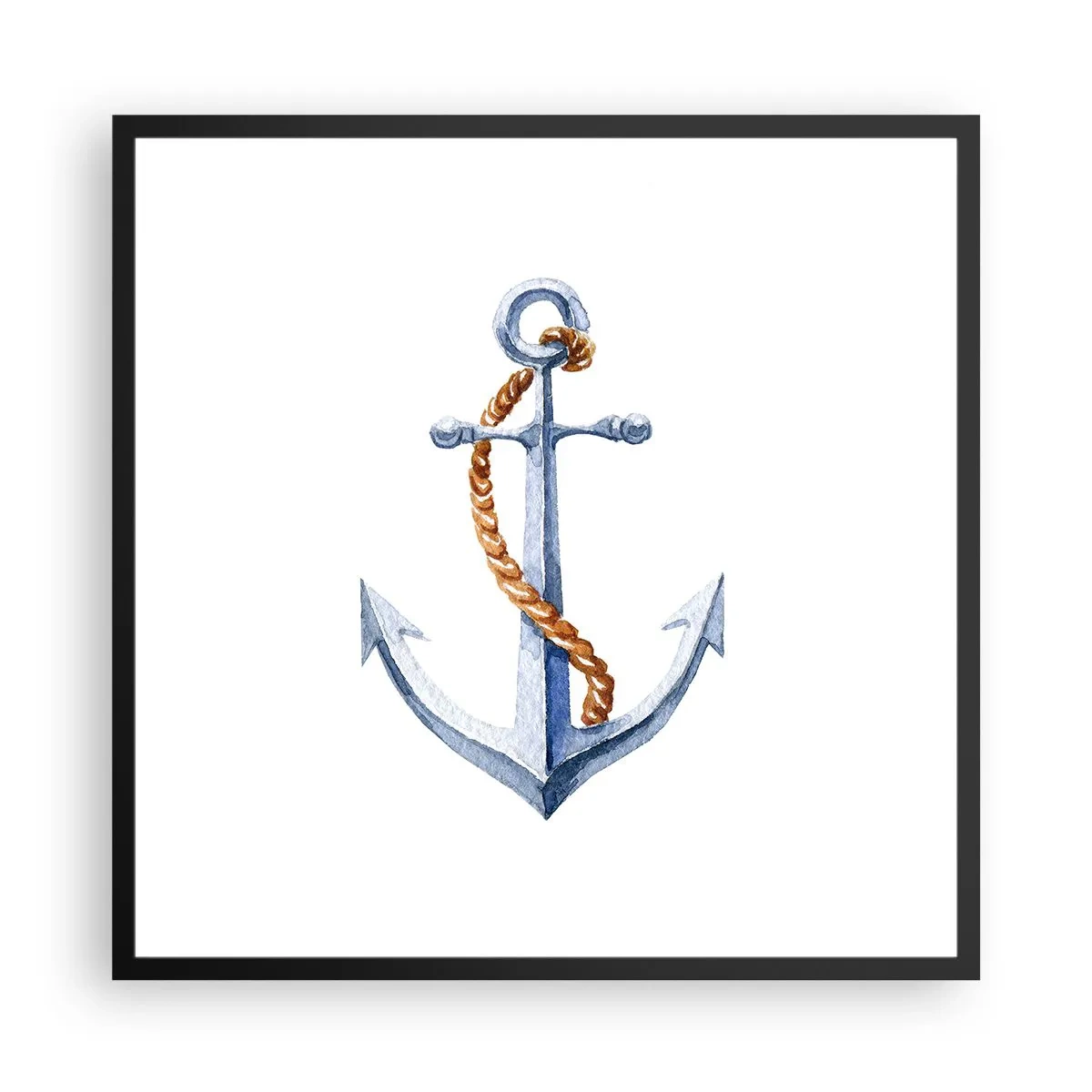 Poster in black frame - Ahoy Adventure! - 60x60 cm