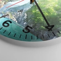 Clock face with numbers