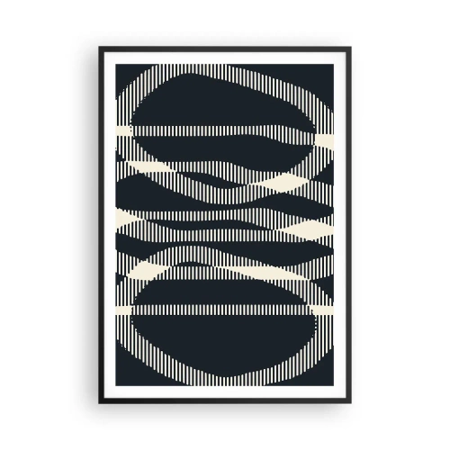 Poster in black frame - Attempt at Breaking Darkness - 70x100 cm