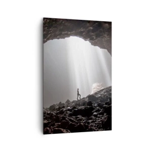 Canvas picture - Luminous Grotto - 80x120 cm