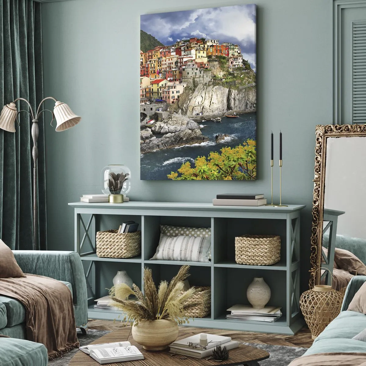 Canvas picture - Hugging the Rocks - 45x80 cm