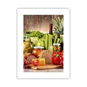 Poster - Smoked, Baked, Marinated - 30x40 cm