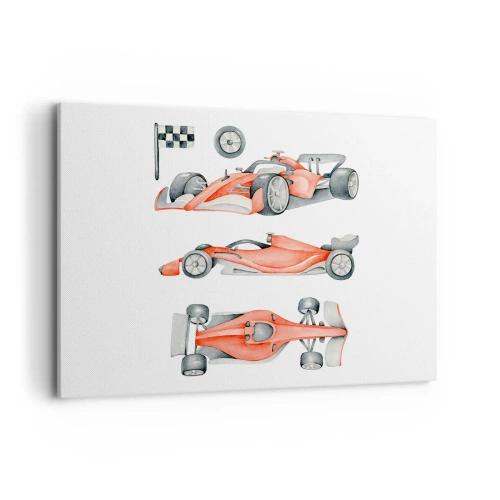 Canvas picture - Race for the Dreams - 100x70 cm