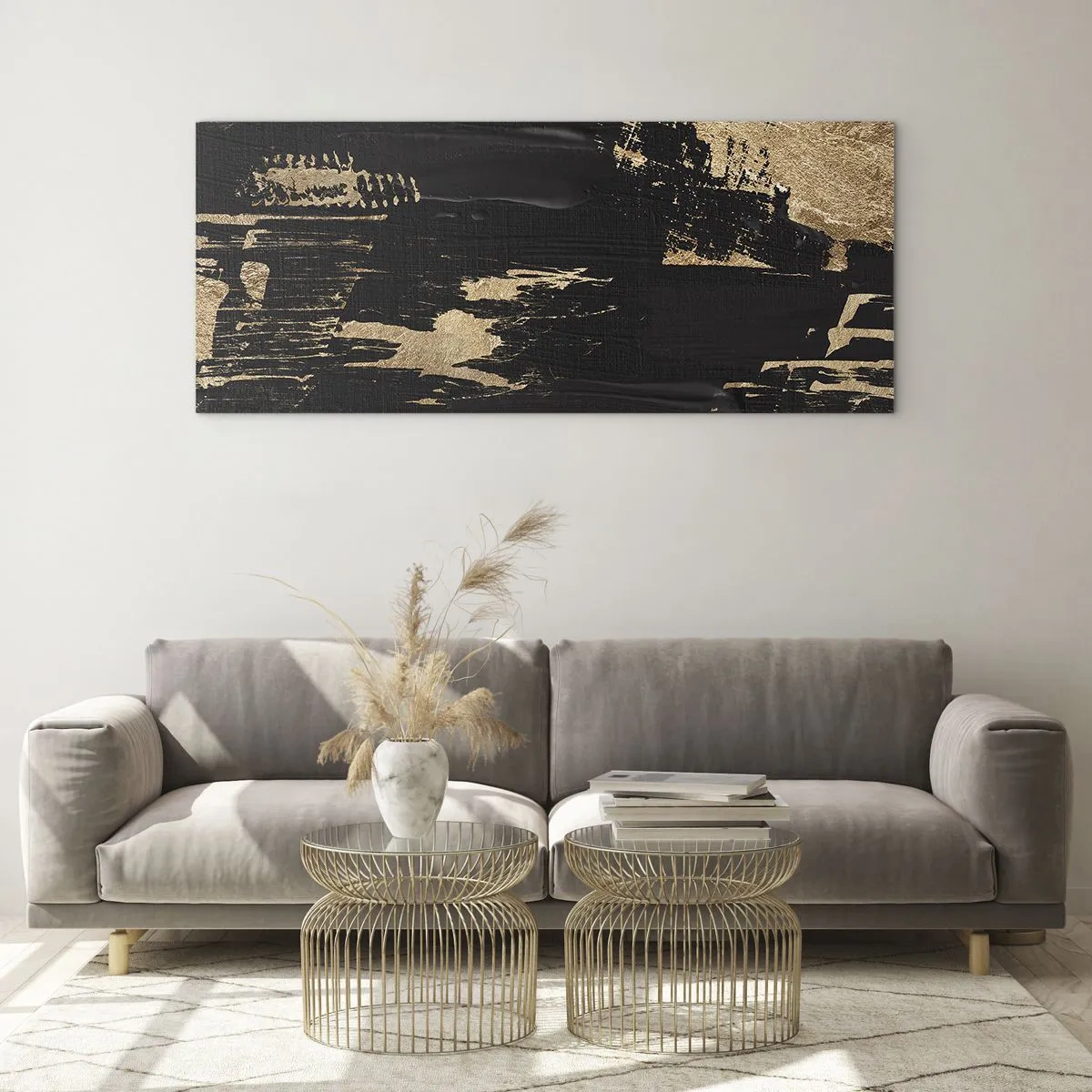 Glass picture - Touch Mark - 90x30 cm