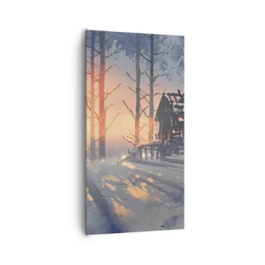 Canvas picture - Only the Sun Drops by - 65x120 cm