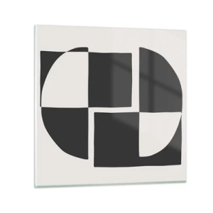 Glass picture - Antithesis-Synthesis - 40x40 cm