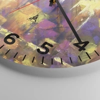 Clock face with numbers