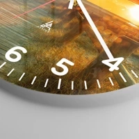 Clock face with numbers