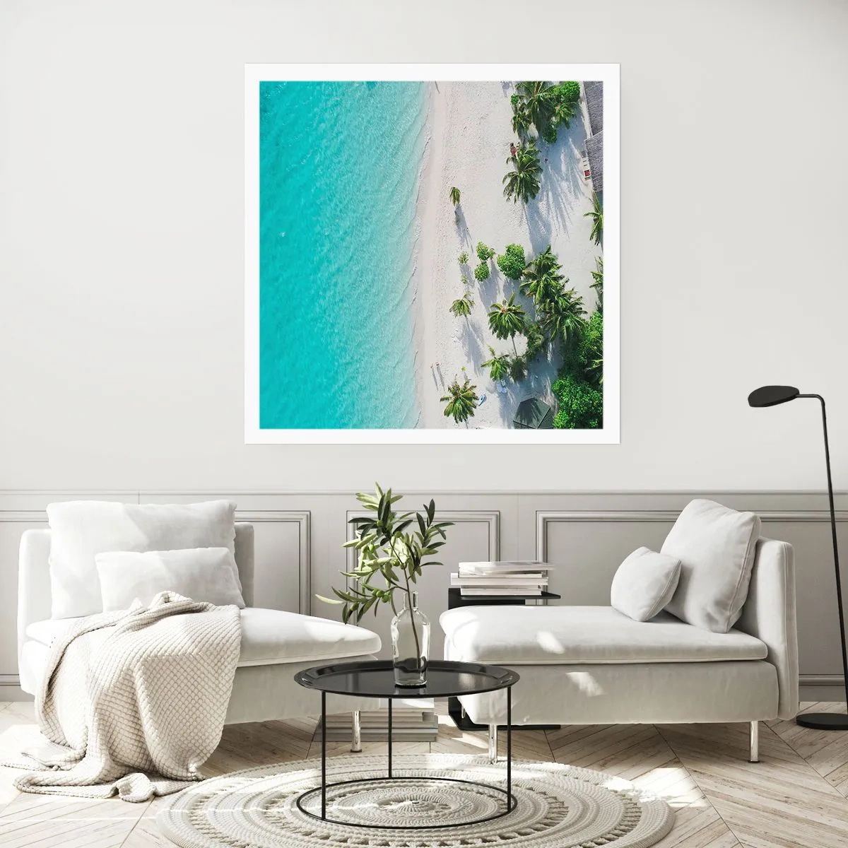 Poster - Holidays in Paradise - 60x60 cm