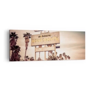 Canvas picture - The Time Stopped Here - 140x50 cm