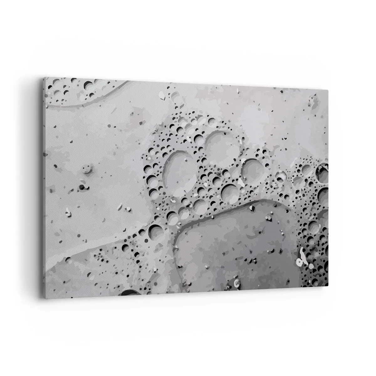 Canvas picture - Foamy Footprint - 120x80 cm