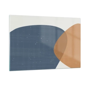 Glass picture - Ovals and Intersections - 120x80 cm