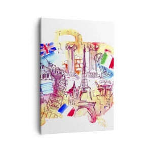Canvas picture - European Tour - 50x70 cm