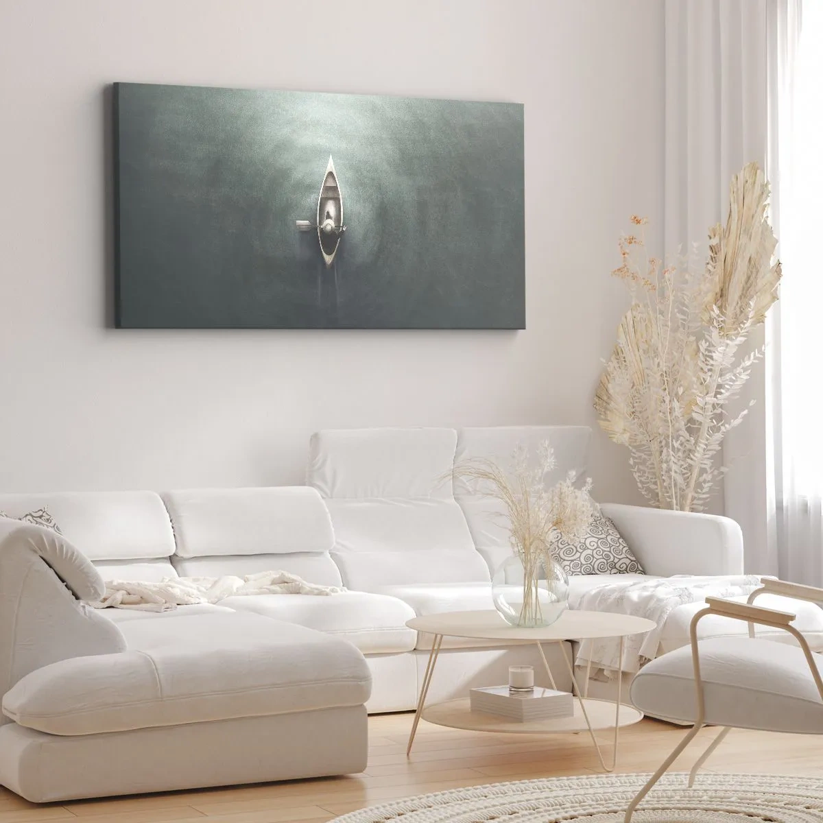 Canvas picture - Through Moon Lake - 140x50 cm
