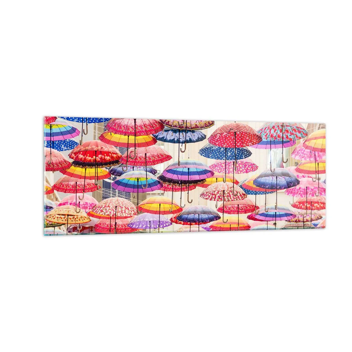 Glass picture - City Meadow - 140x50 cm