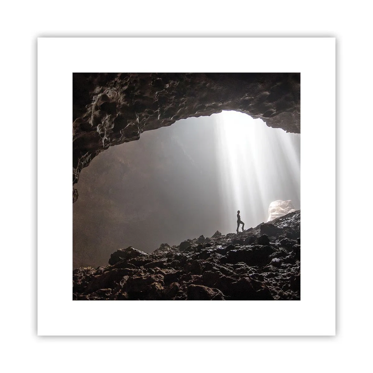 Poster - Luminous Grotto - 30x30 cm