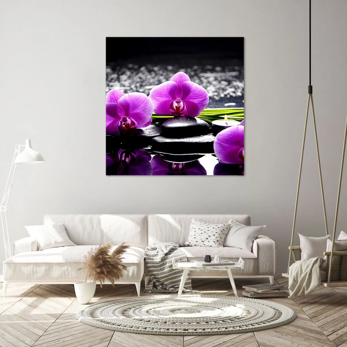 Canvas picture - Drowning in Peace and Quiet - 60x60 cm