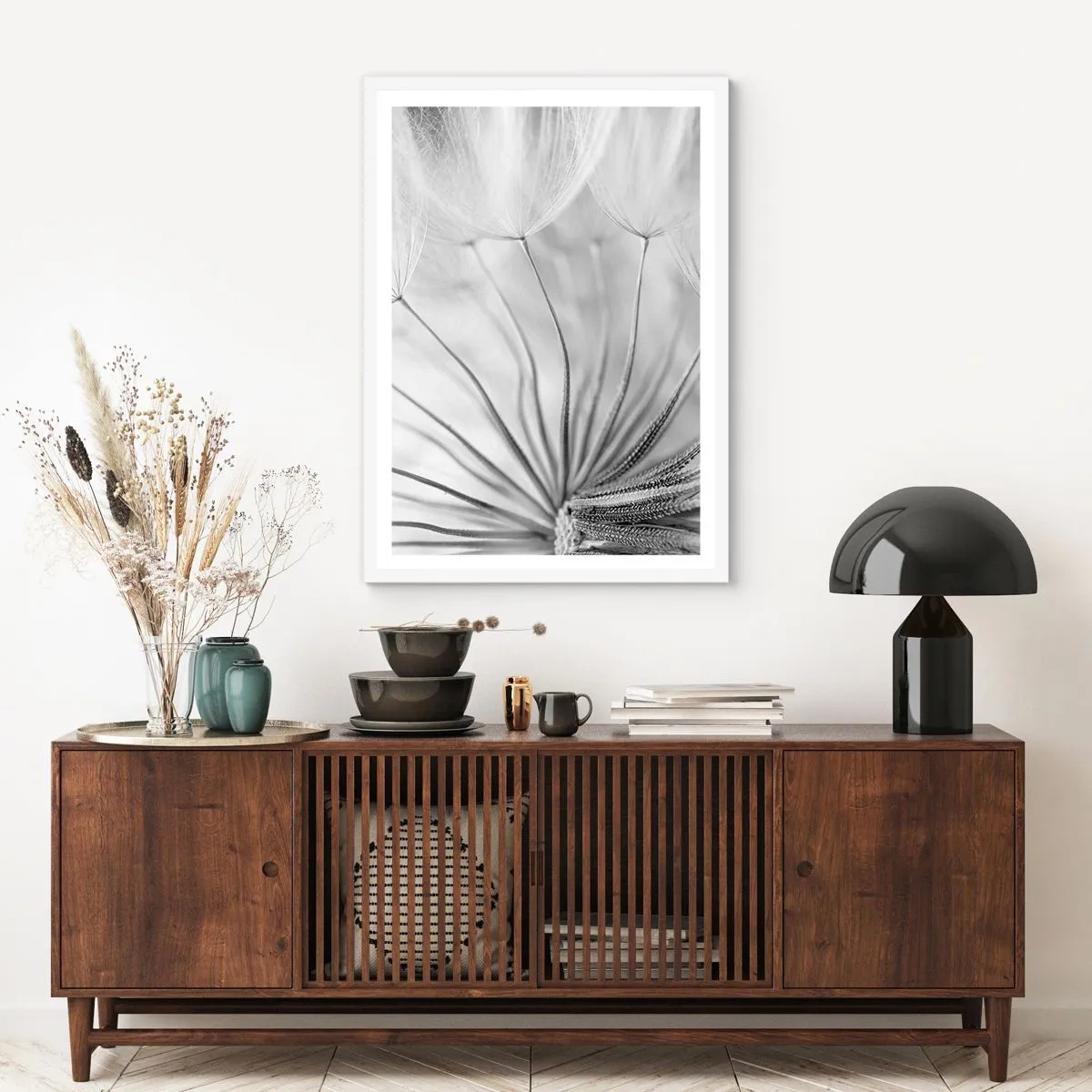 Poster in white frmae - Dandelion Kites - 30x40 cm