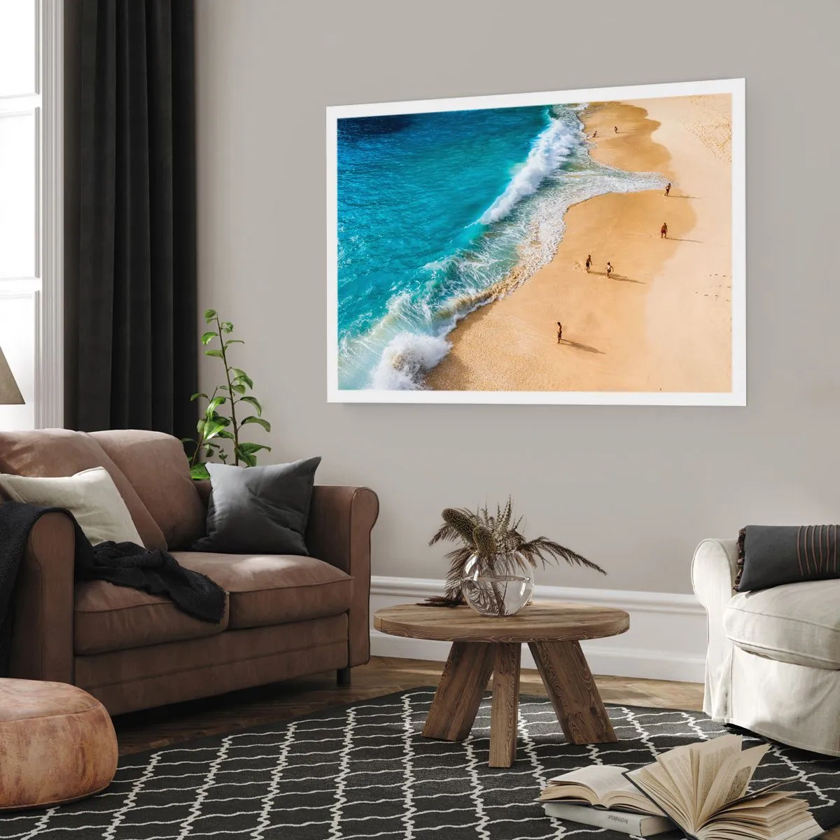 Poster - And Next the Sun, Beach… - 91x61 cm