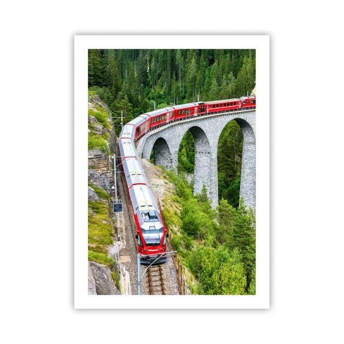 Poster - Time for Mountin Views - 50x70 cm