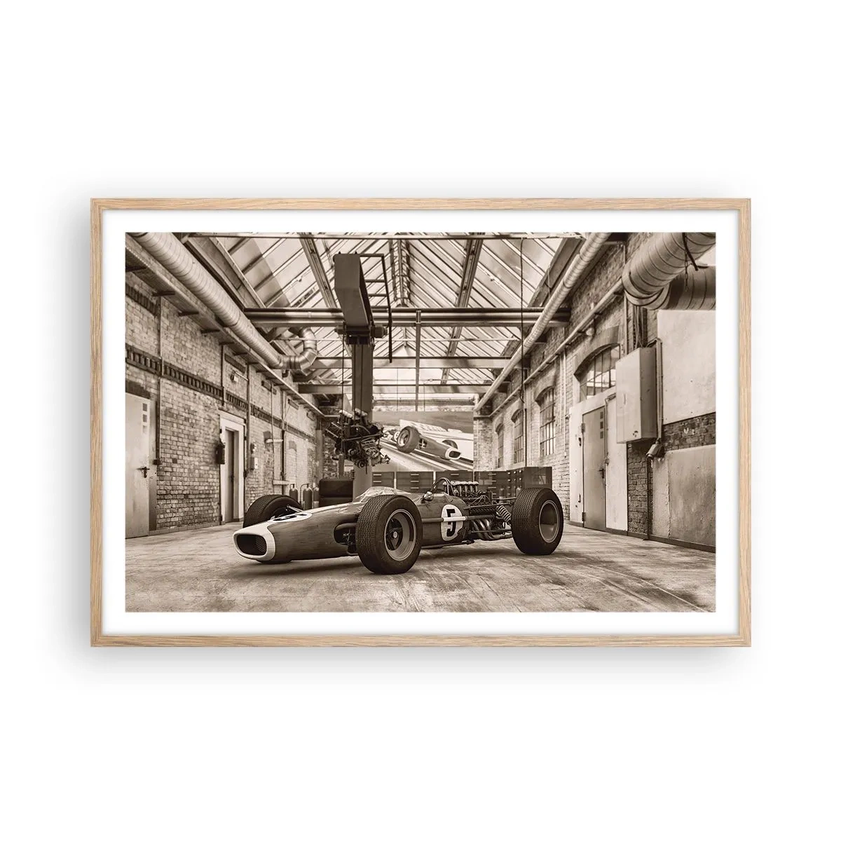 Poster in light oak frame - Rest of the Winner - 91x61 cm