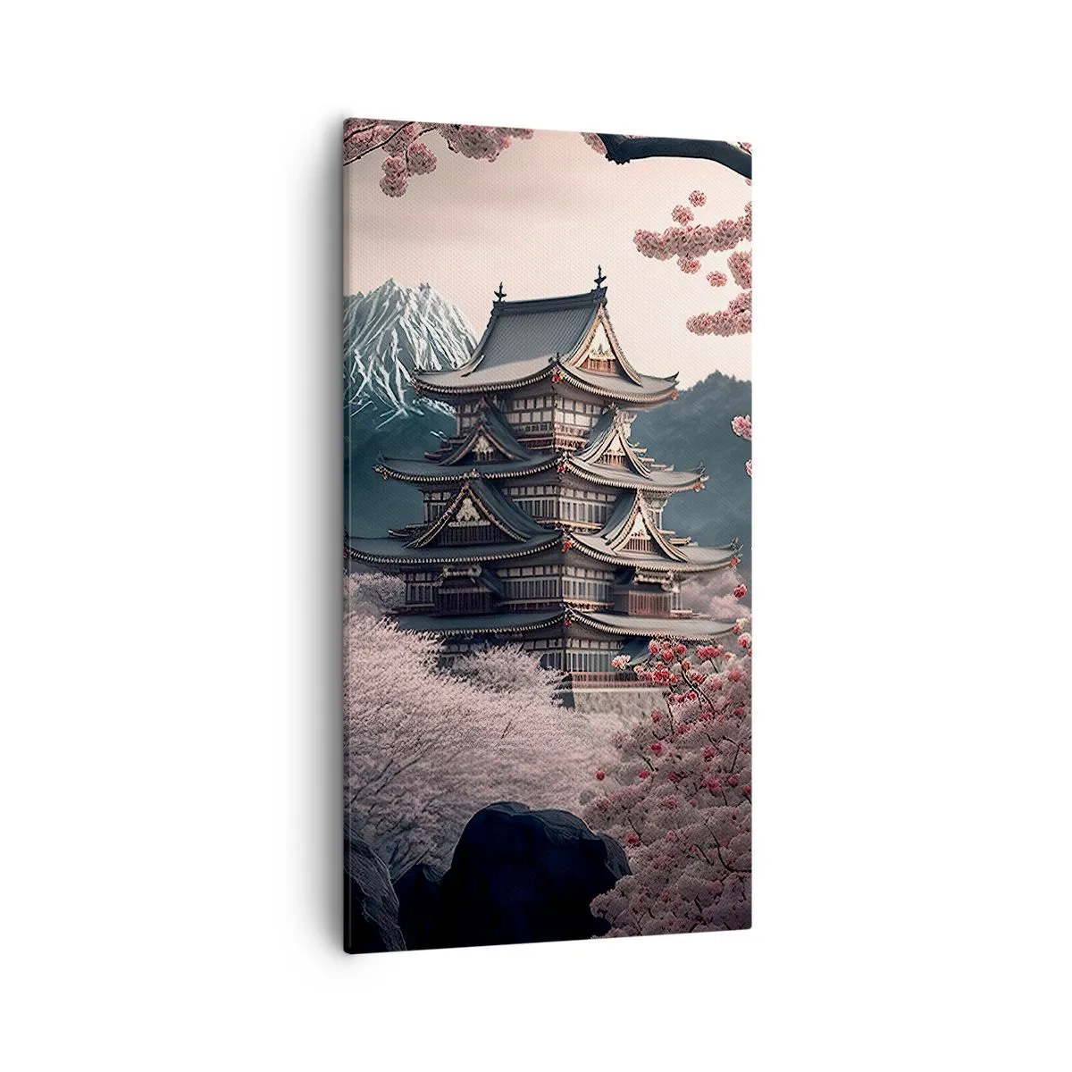 Canvas picture - Land of Cherry Blossoms - 55x100 cm