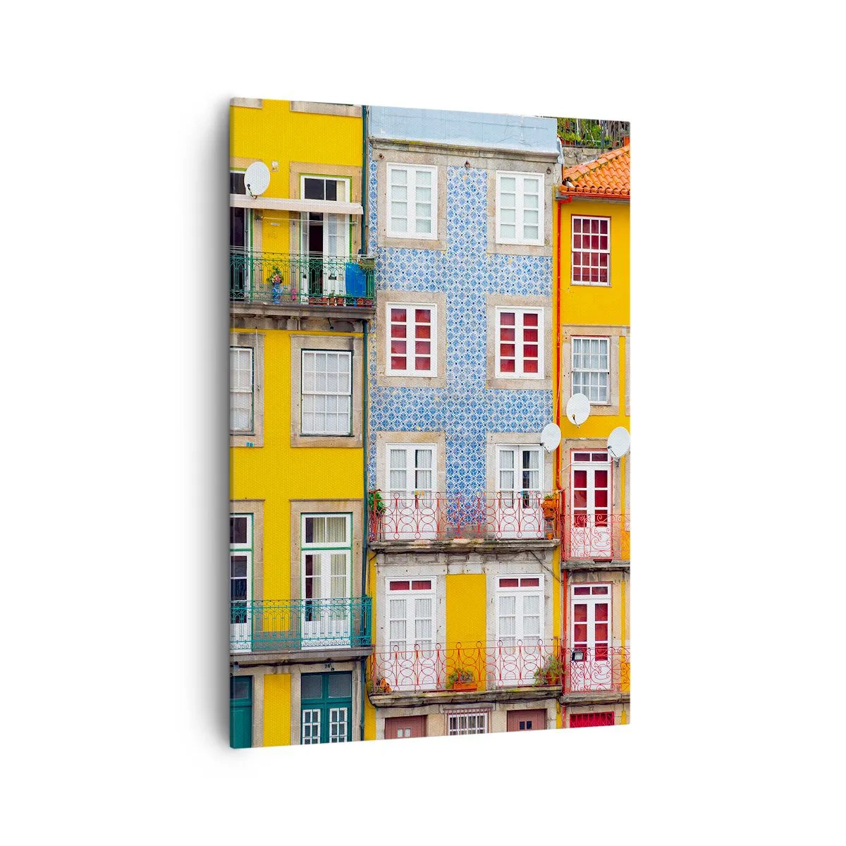 Canvas picture - Colours of Old Town - 70x100 cm
