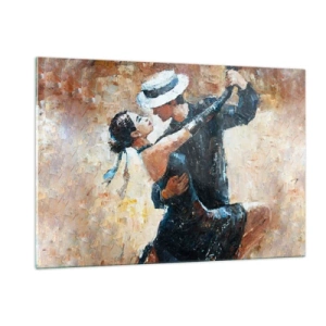 Glass picture - Rudolf Valentino Style - 120x80 cm