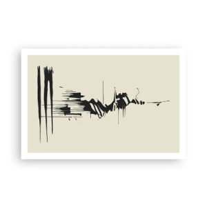 Poster - Hasty Abstract - 91x61 cm