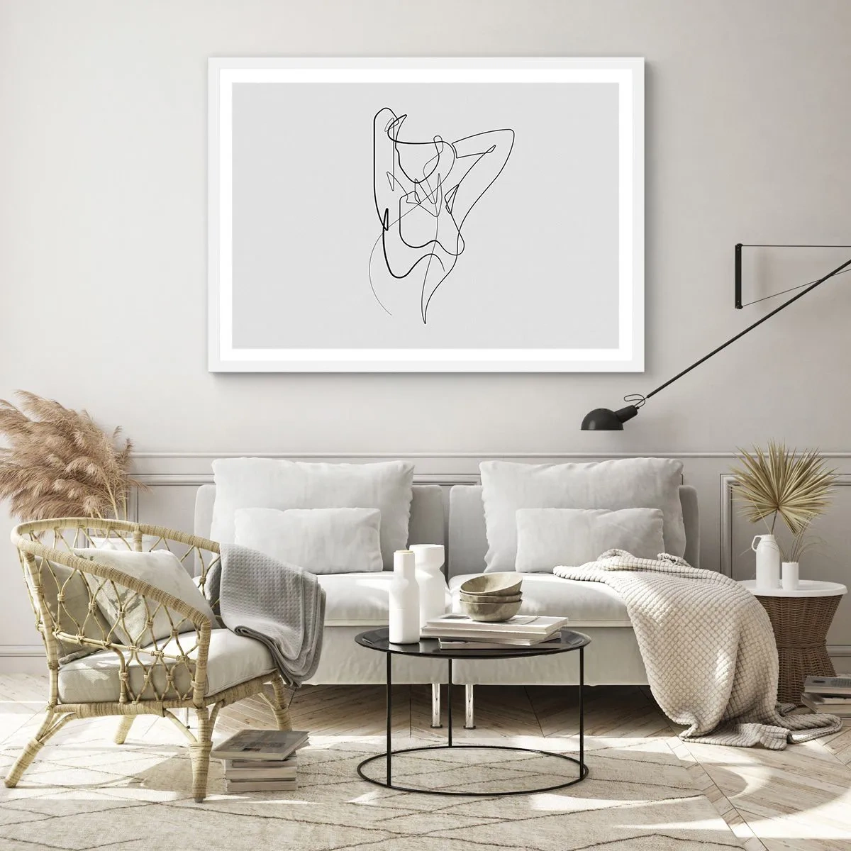 Poster in white frmae - What You Are Really Like - 40x30 cm