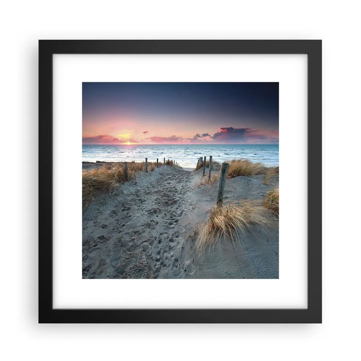 Poster in black frame - You Have Spilled a Rainbow of Sparkles… - 30x30 cm