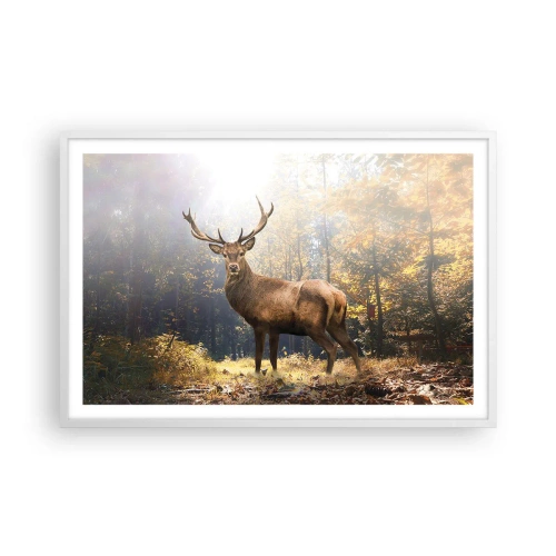 Poster in white frmae - In Full Majesty - 91x61 cm