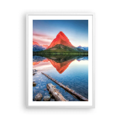 Poster in white frmae - Heat and Cold - 50x70 cm