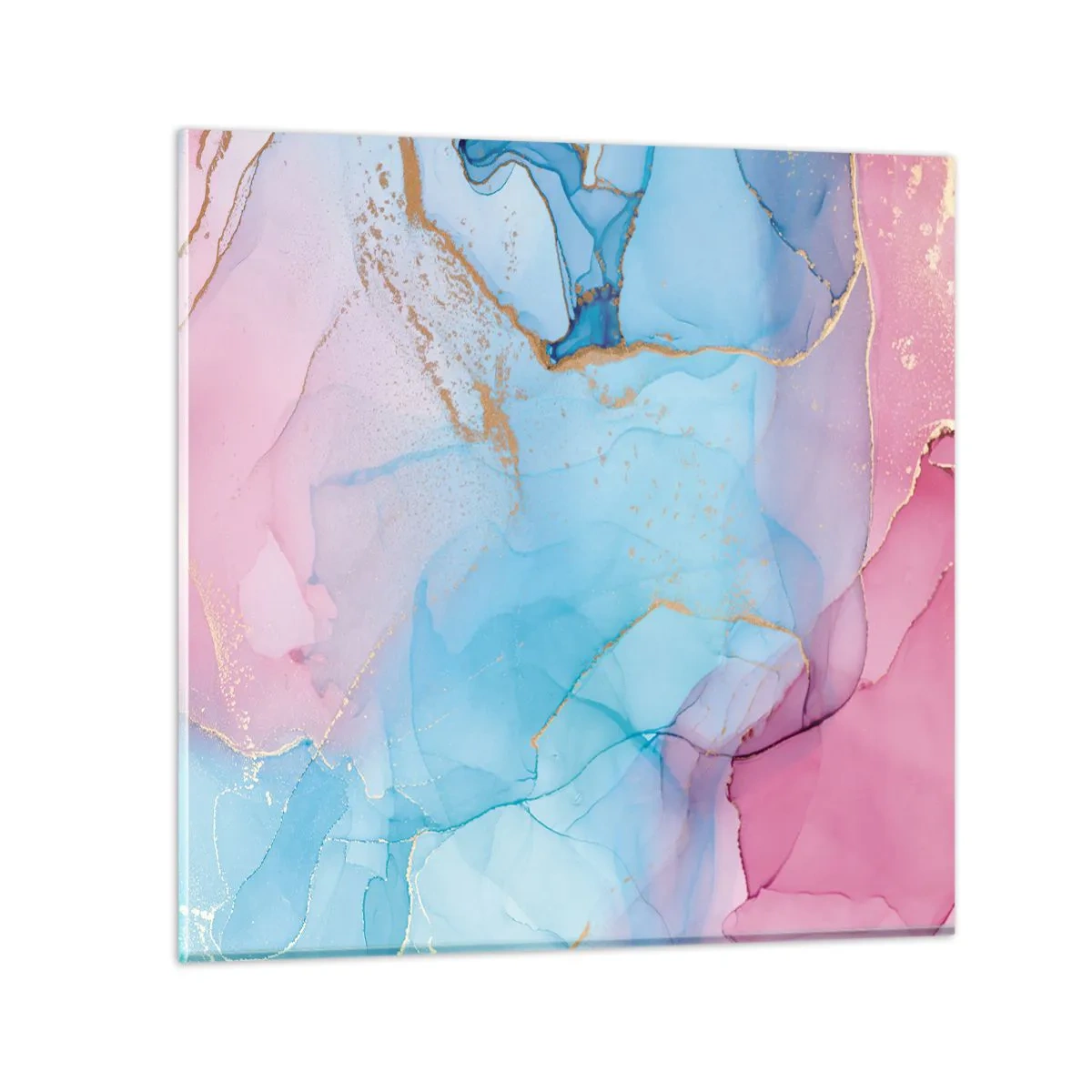 Glass picture - Encounter and Permeation - 40x40 cm