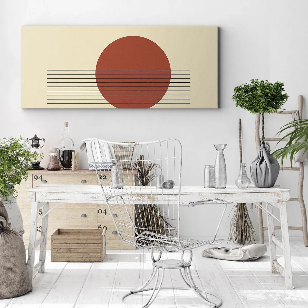 Canvas picture - Around and Beoynd - 160x50 cm