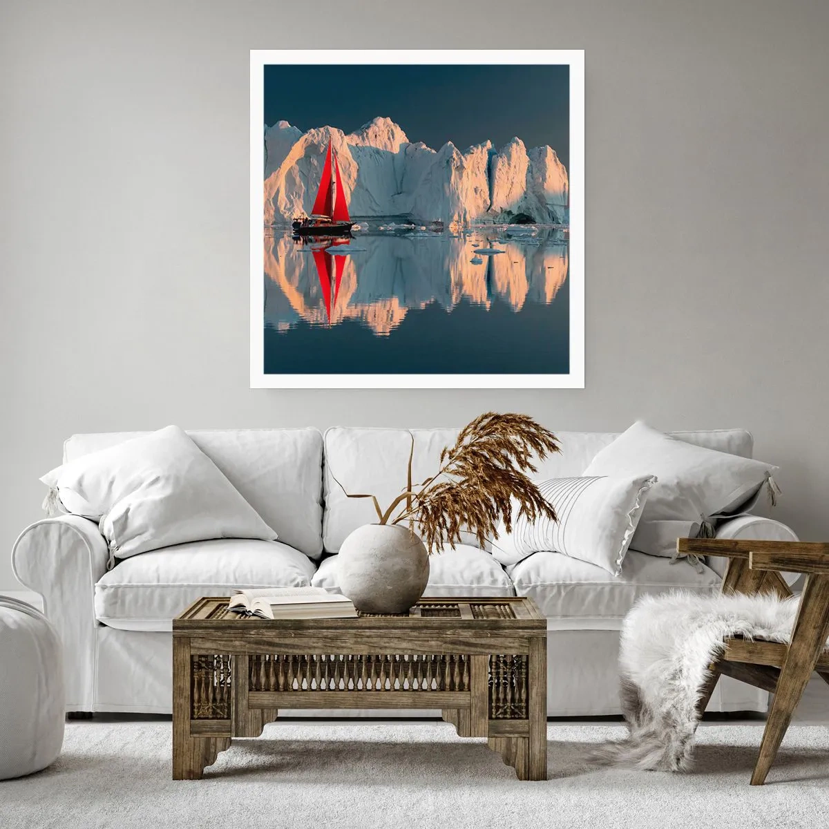 Poster - On the Edge of the World - 60x60 cm
