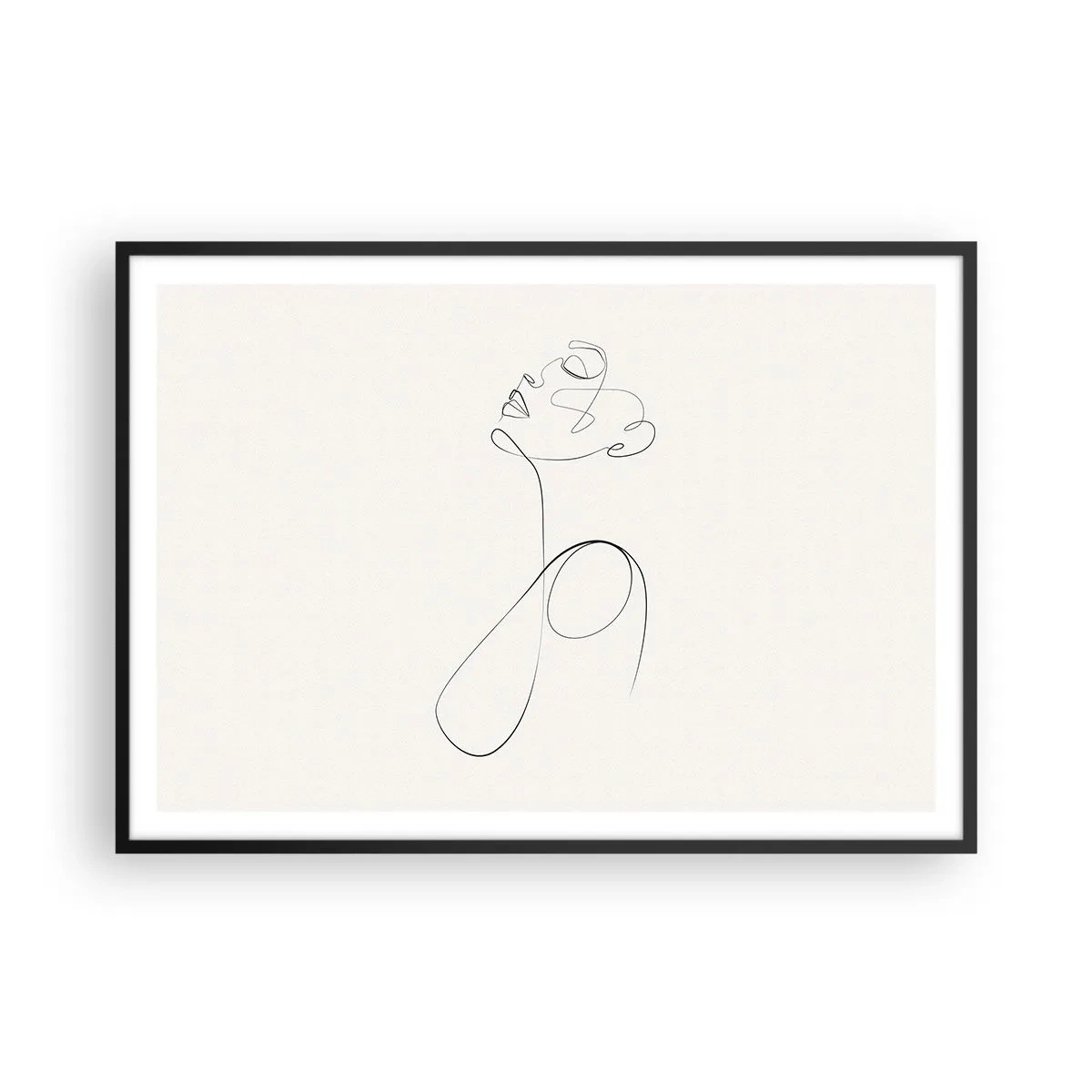 Poster in black frame - Entangled in Dreams - 100x70 cm