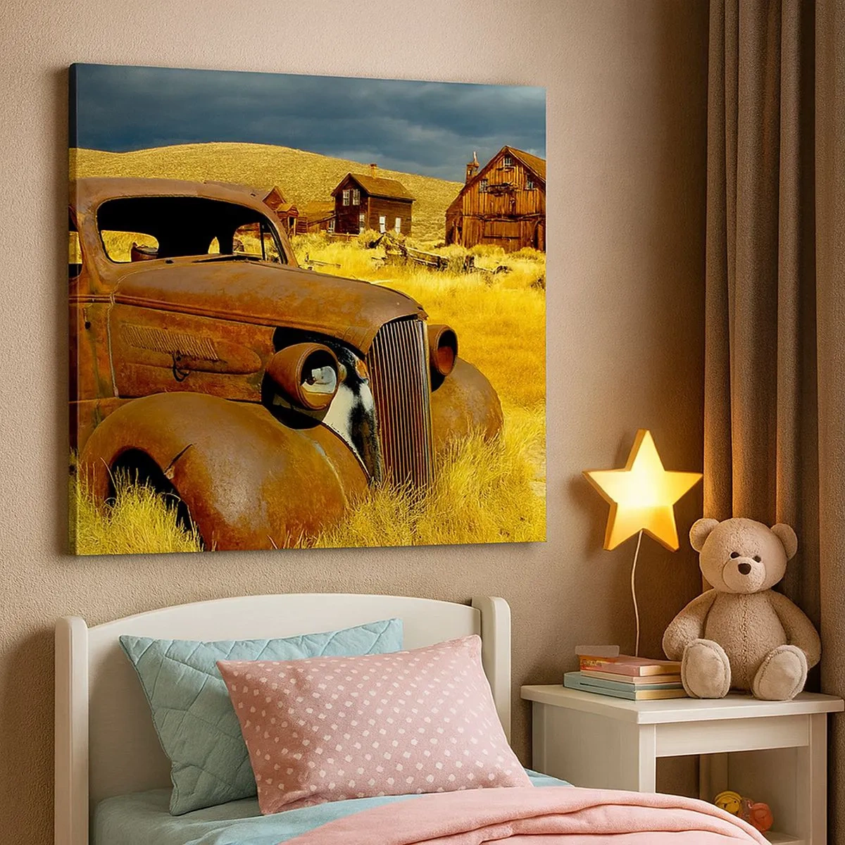 Canvas picture - Deserved Rest - 30x30 cm