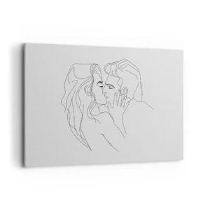 Canvas picture - With the Same Line - 100x70 cm