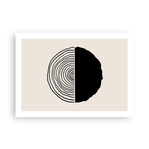 Poster - Half-half - 70x50 cm