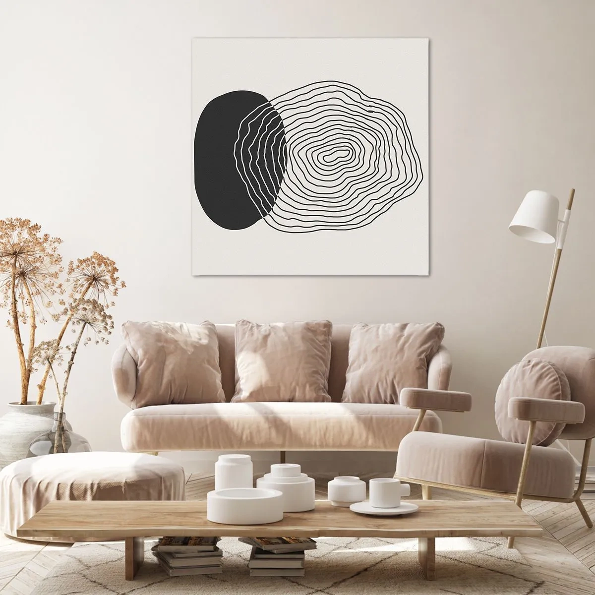 Canvas picture - Durability and Vibration - 70x70 cm