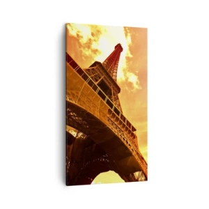 Canvas picture - Monumental because Gilded by the Sun - 45x80 cm