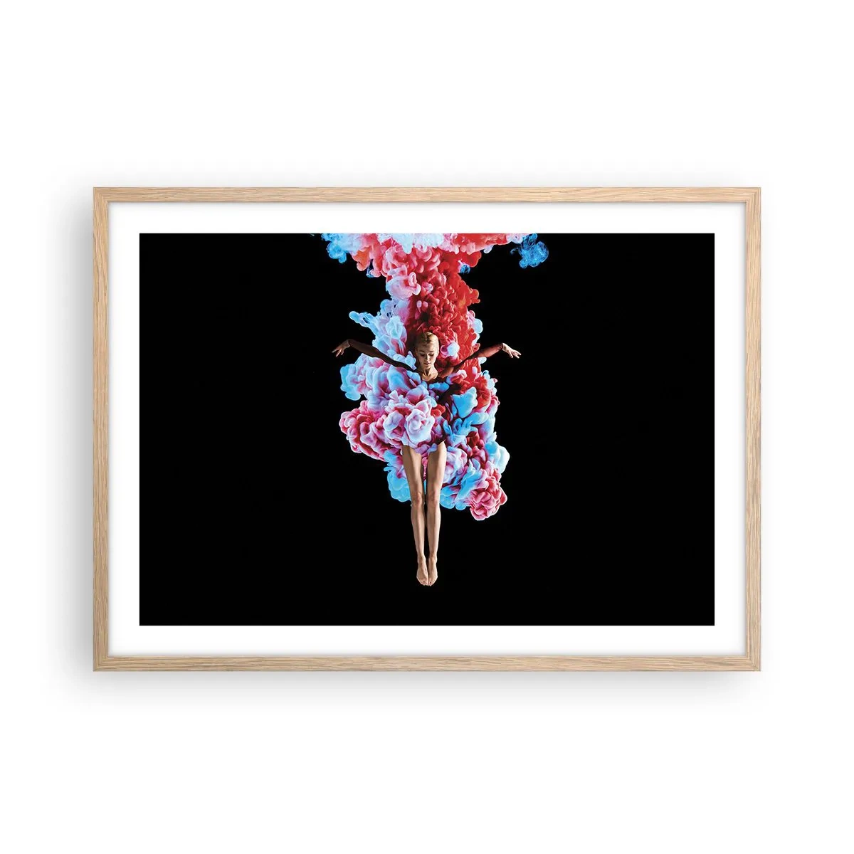Poster in light oak frame - In Full Bloom - 70x50 cm