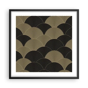 Poster in black frame - Unity in Multitude - 50x50 cm