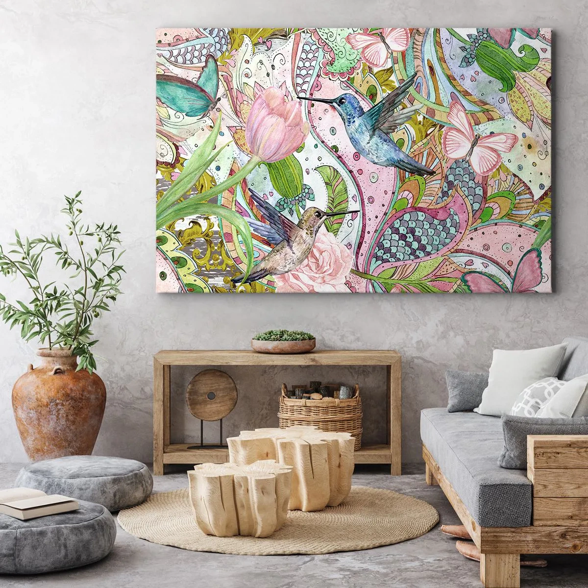Canvas picture - Entwined in the Vines - 100x70 cm