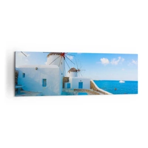 Canvas picture - Blue Wind from the Sea - 160x50 cm