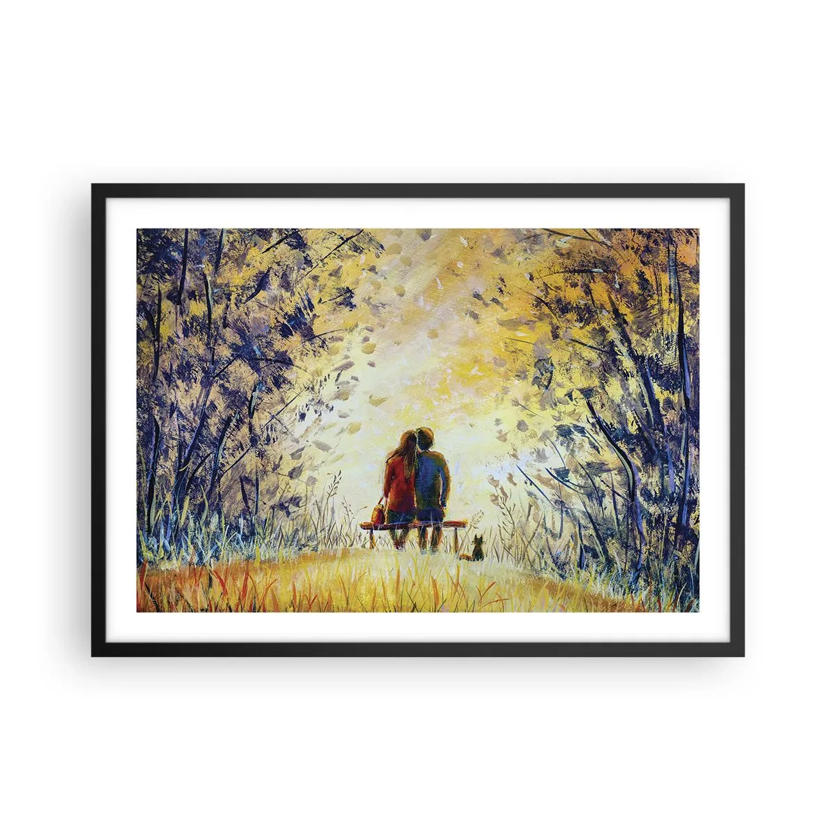 Poster in black frame - Magical Moment - 70x50 cm